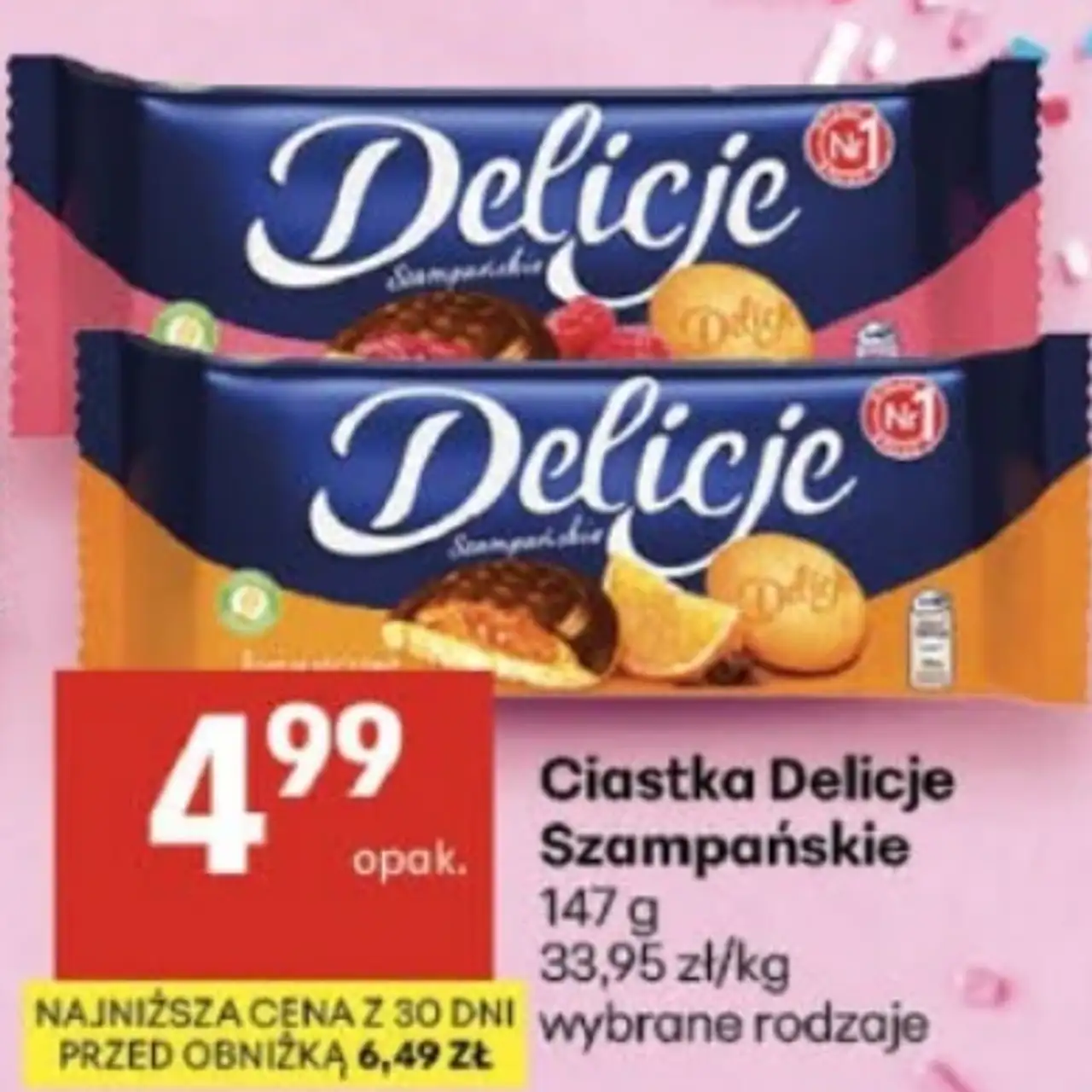 Ciastka Delicje Szampańskie