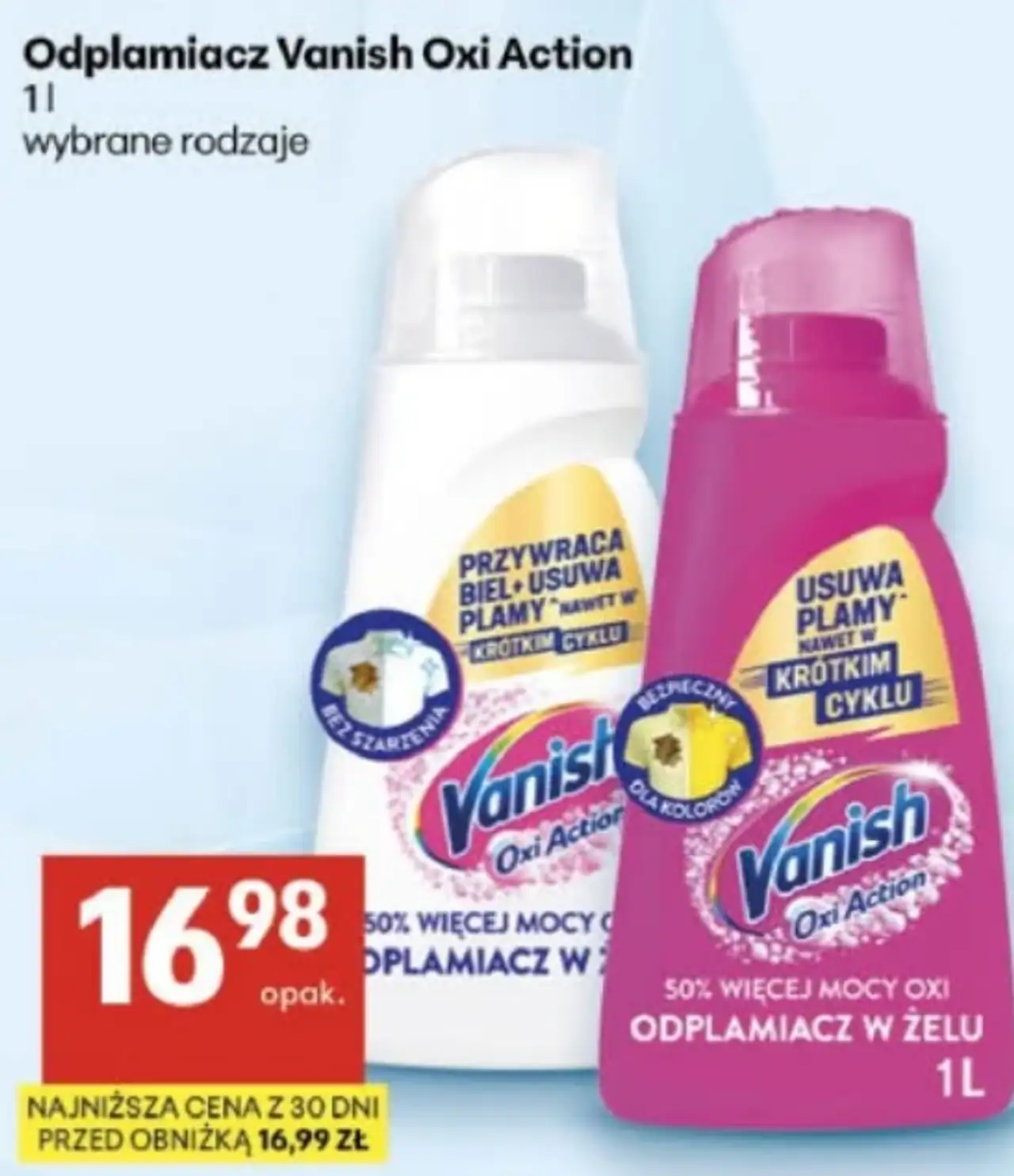 Odplamiacz Vanish Oxi Action