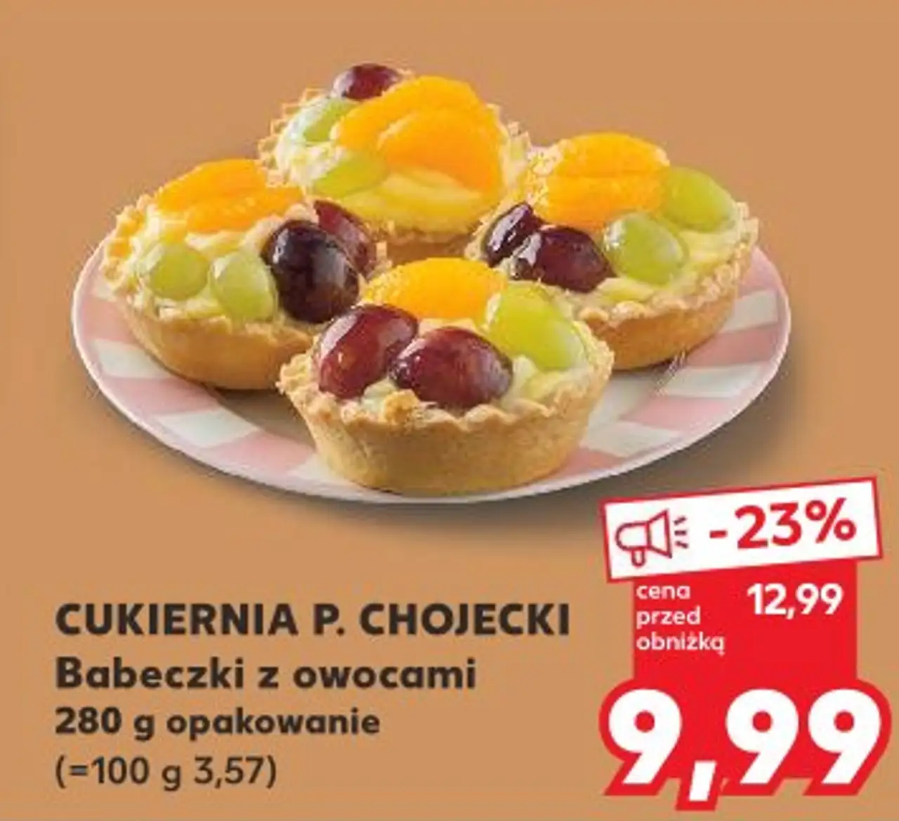 Cukiernia P. Chojecki Babeczki z owocami