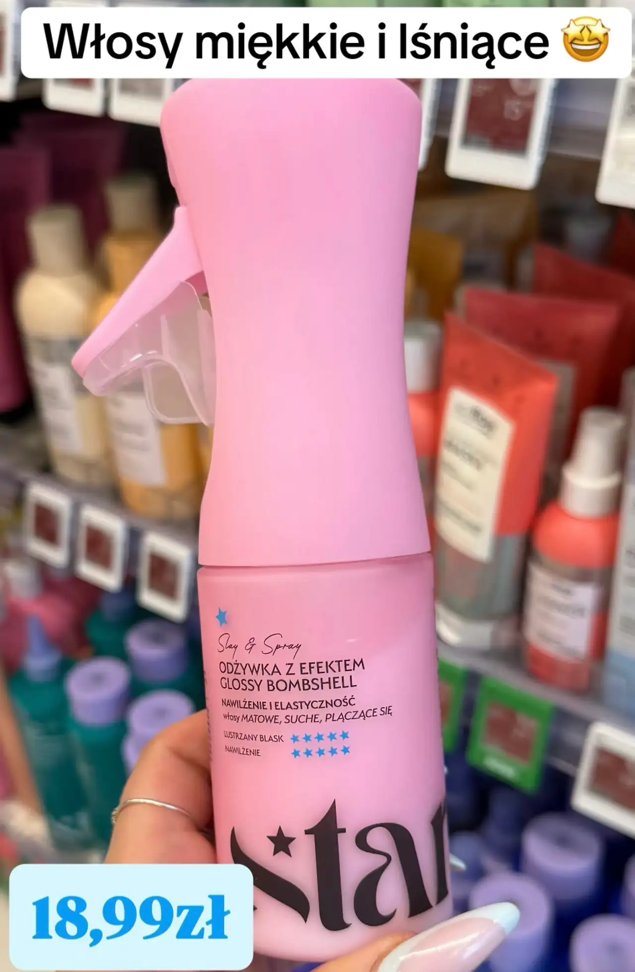 Stars Slay & Spray Odżywka z efektem Glossy Bombshell