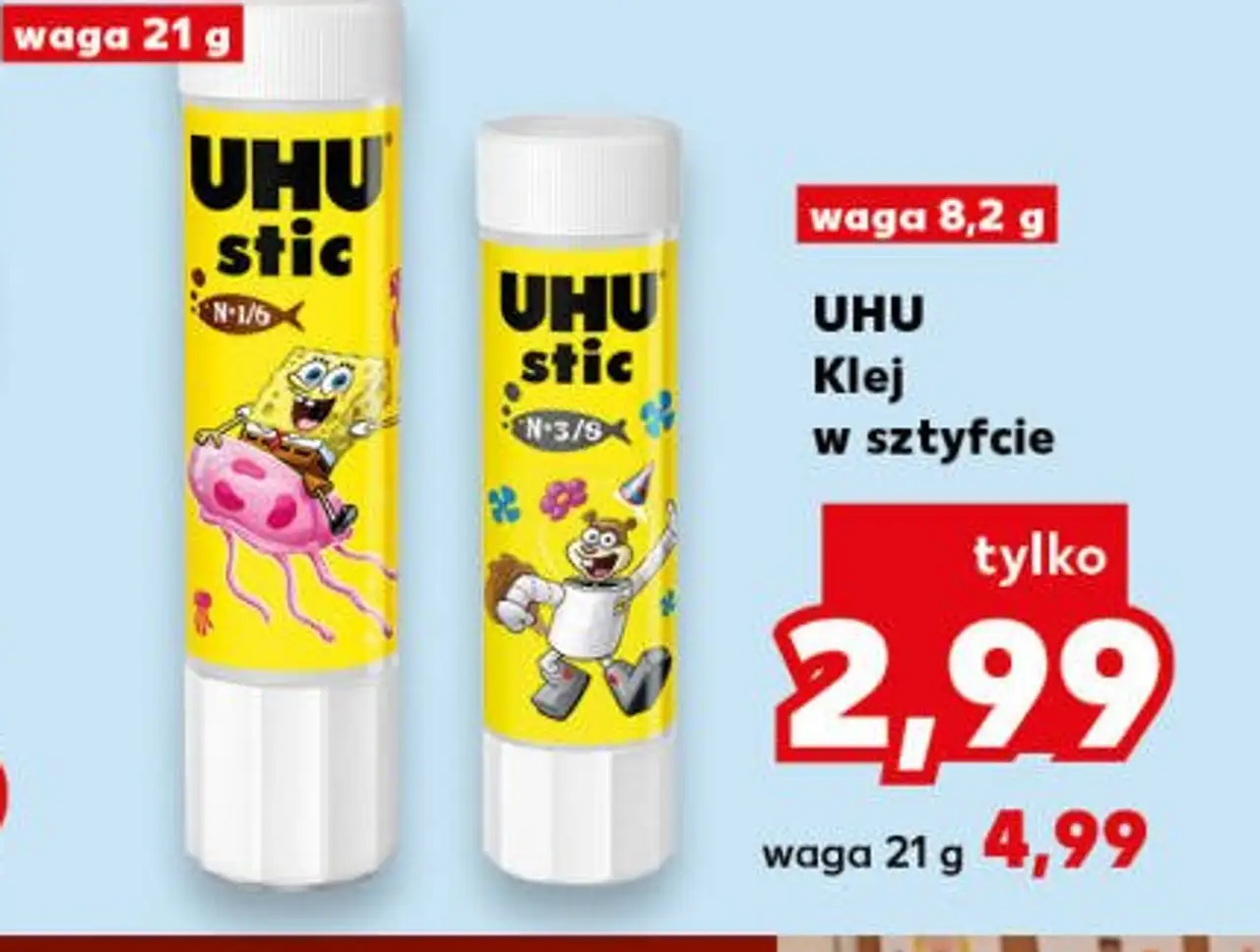 UHU Klej w sztyfcie SpongeBob