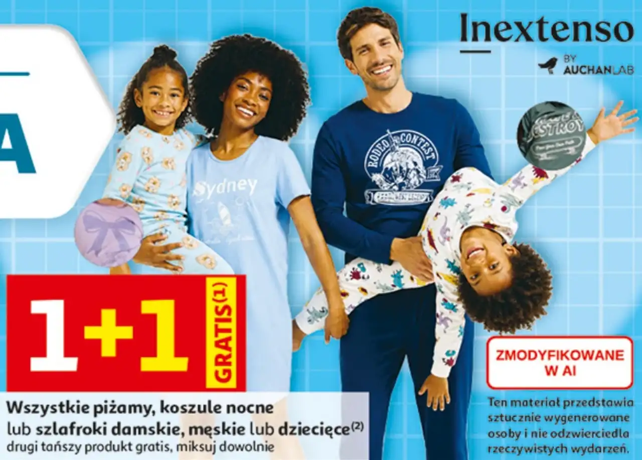 Wszystkie piżamy, koszule nocne lub szlafroki damskie, męskie lub dziecięce Inextenso