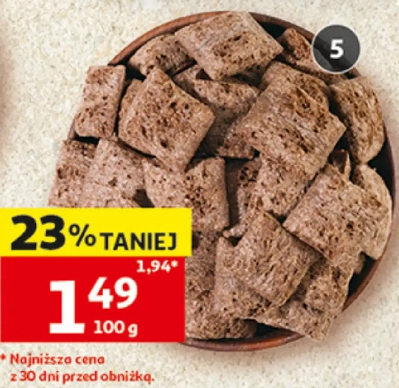 Poduszkowce zbożowe z kremem o smaku czekoladowym