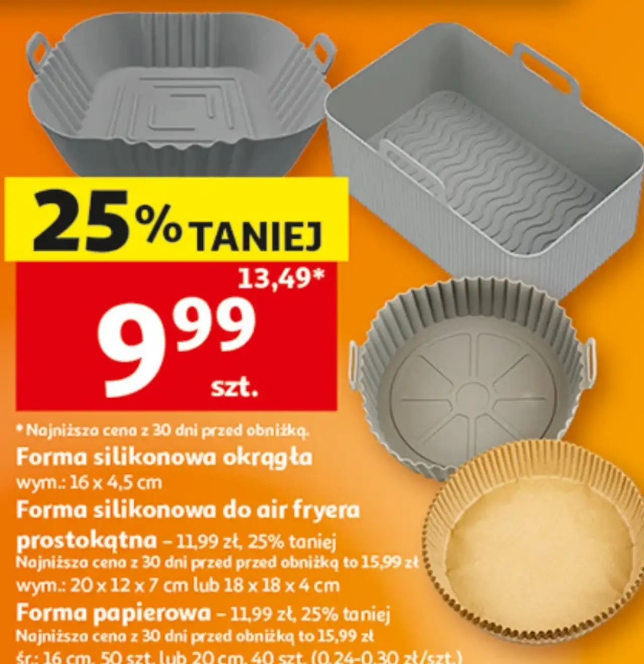 Forma silikonowa okrągła