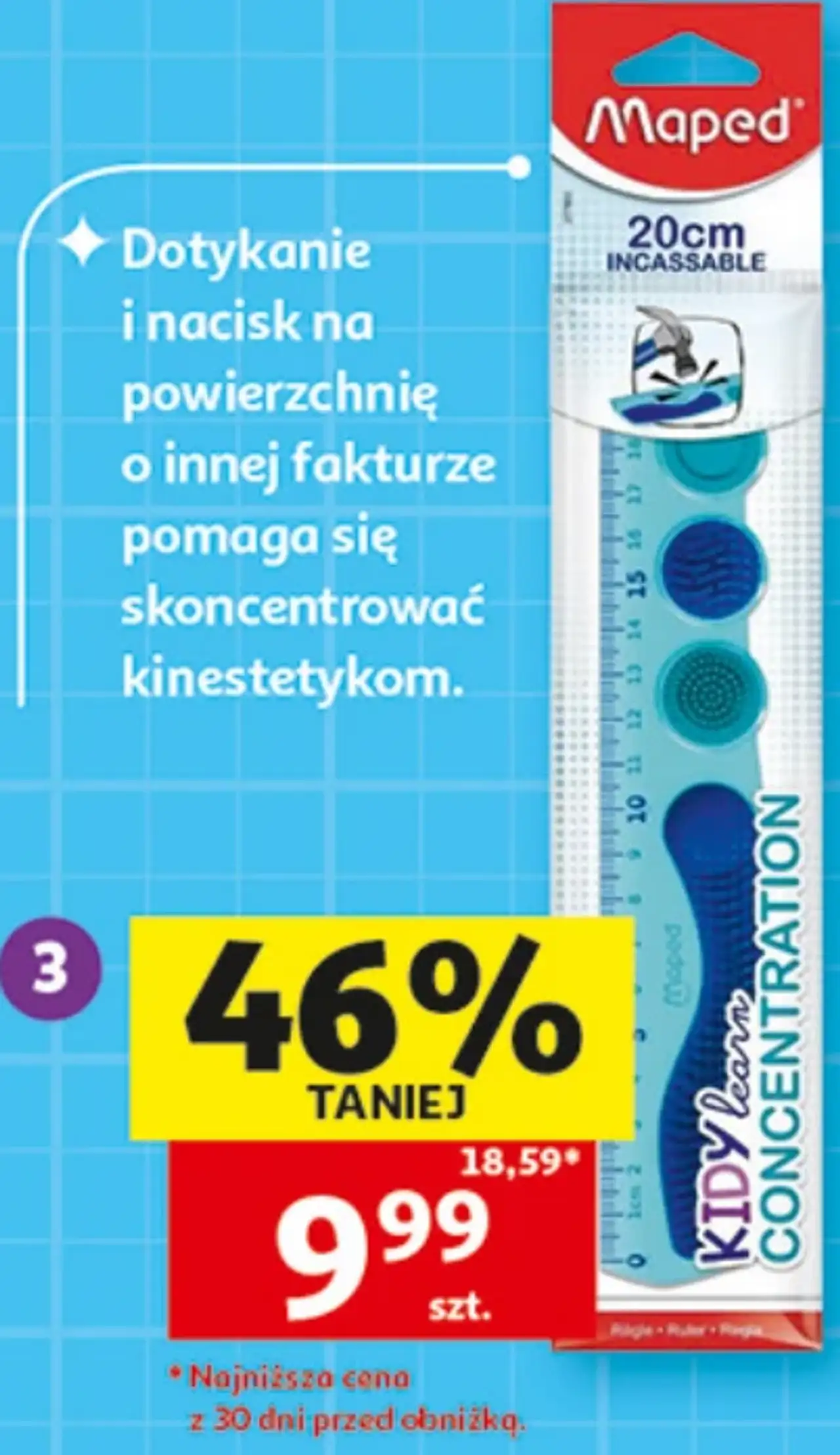 Maped KIDY learn CONCENTRATION Linijka 20cm