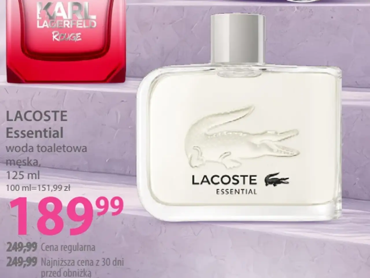 LACOSTE Essential woda toaletowa męska