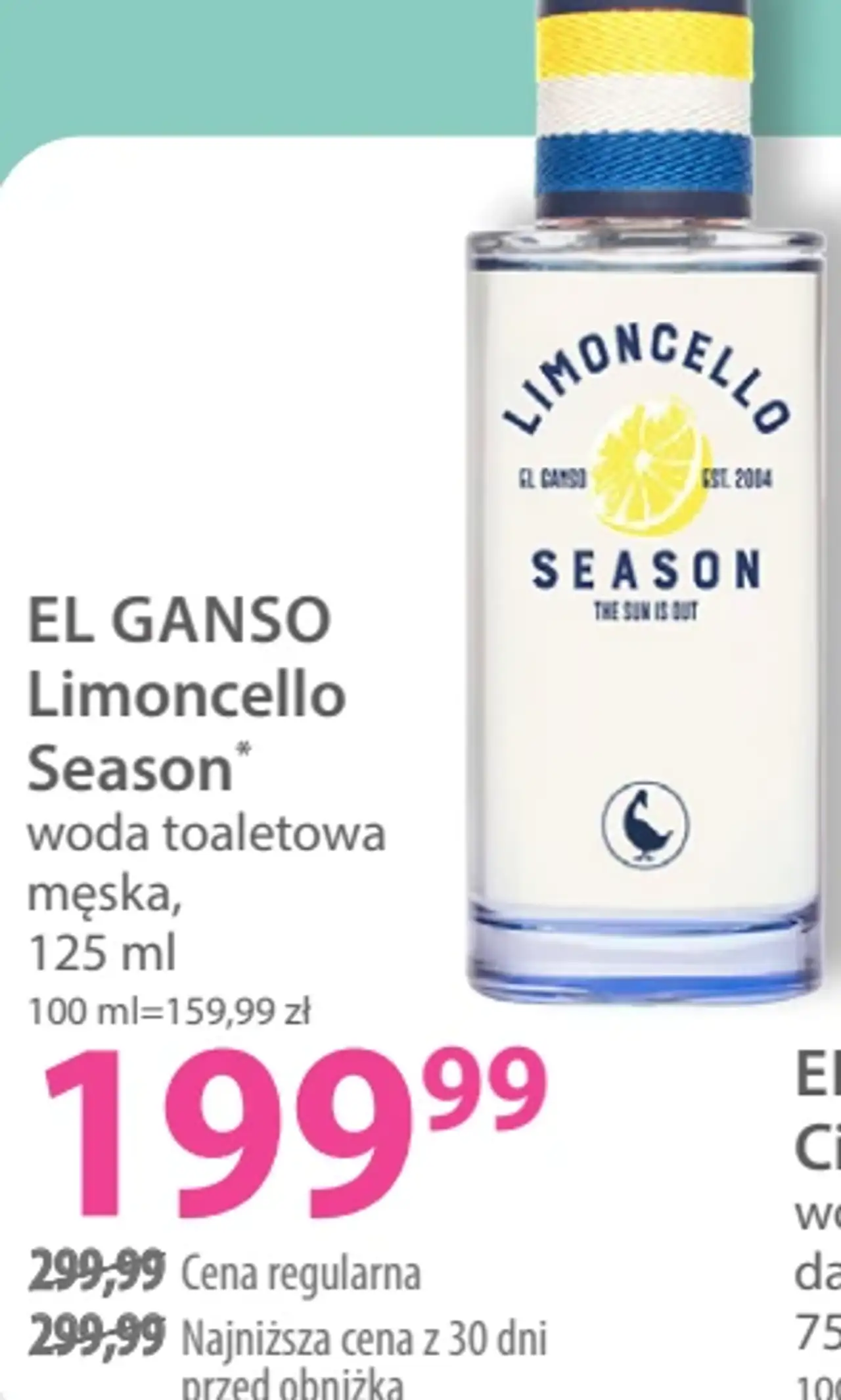 EL GANSO Limoncello Season woda toaletowa męska