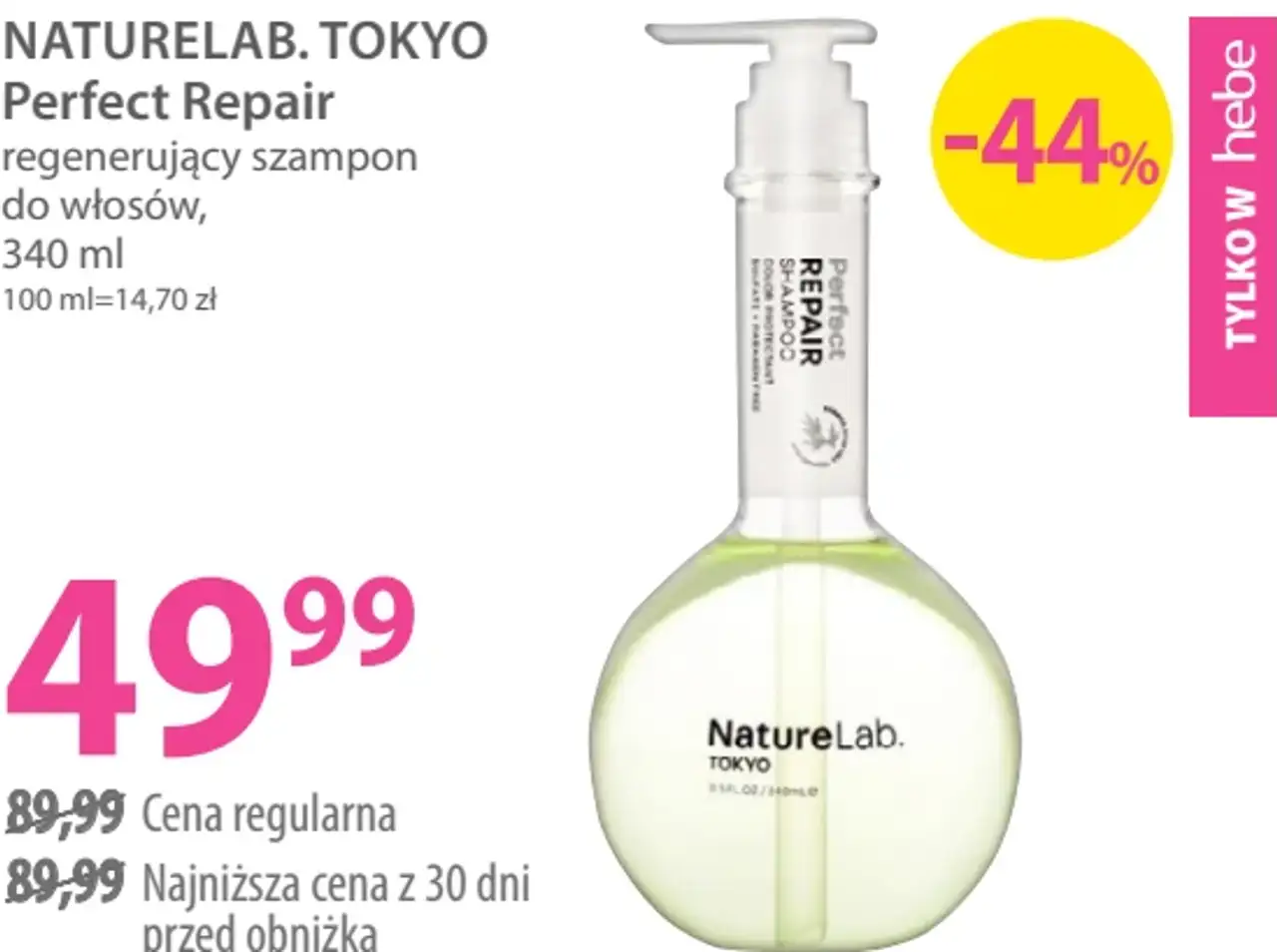 Naturelab. Tokyo Perfect Repair regenerujący szampon do włosów