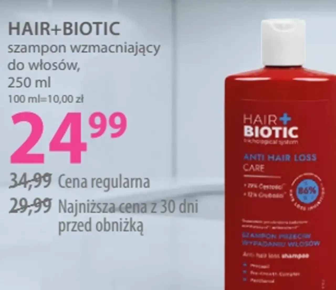 Hair+Biotic szampon wzmacniający do włosów