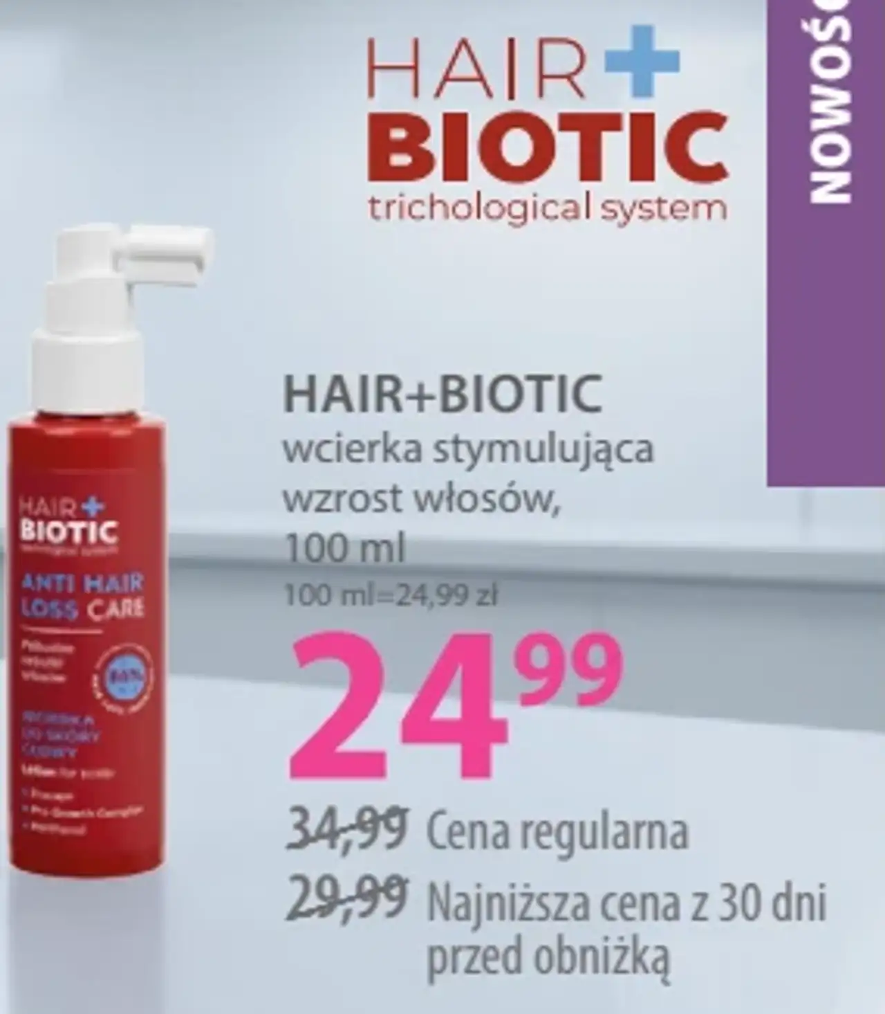 Hair+Biotic wcierka stymulująca wzrost włosów