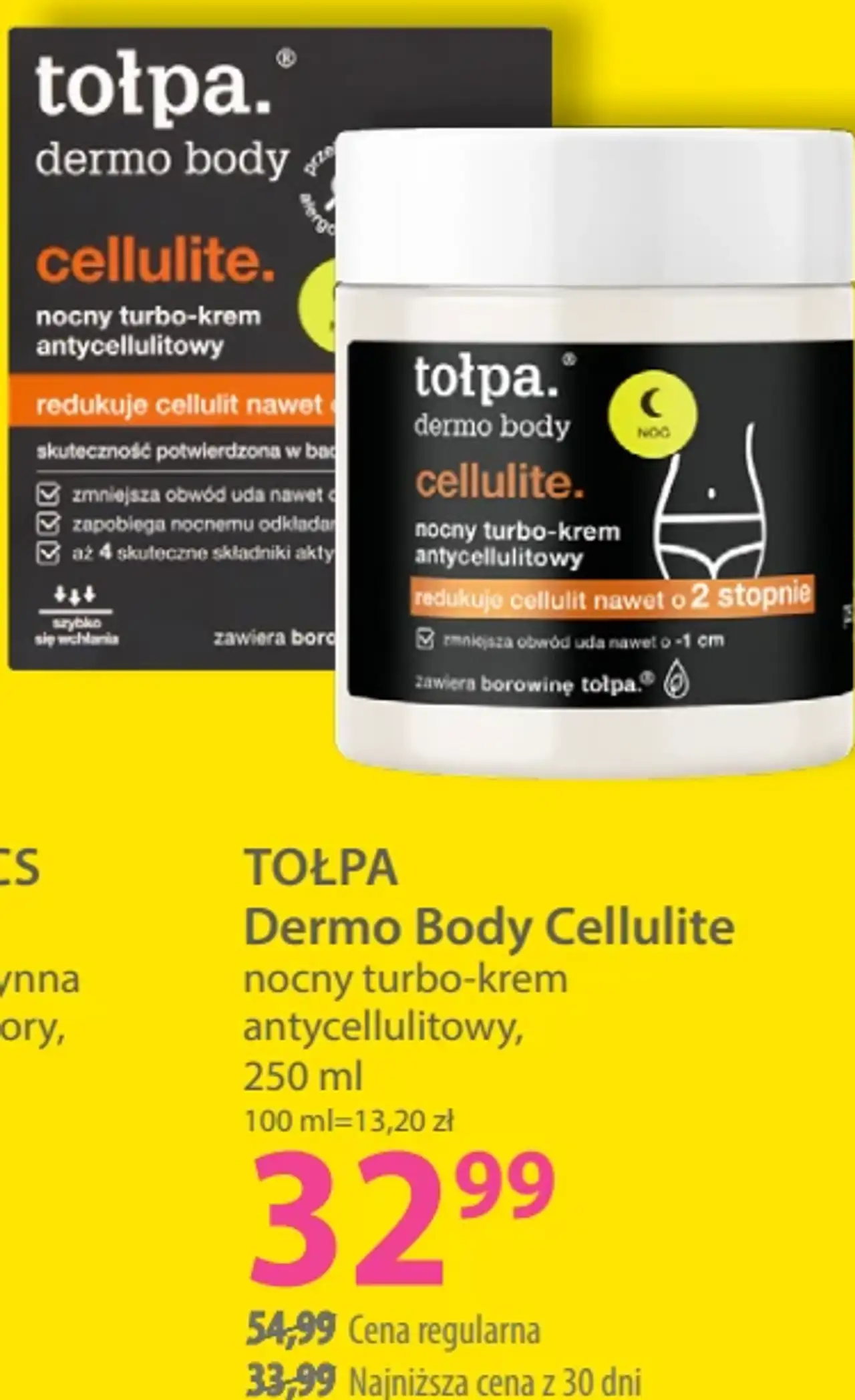 Tołpa Dermo Body Cellulite nocny turbo-krem antycellulitowy