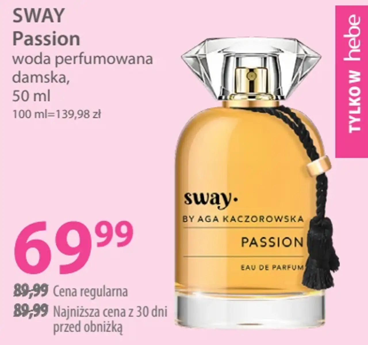 SWAY Passion woda perfumowana damska