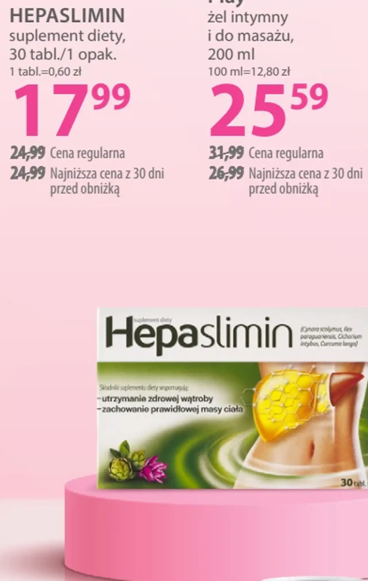 Hepaslimin suplement diety