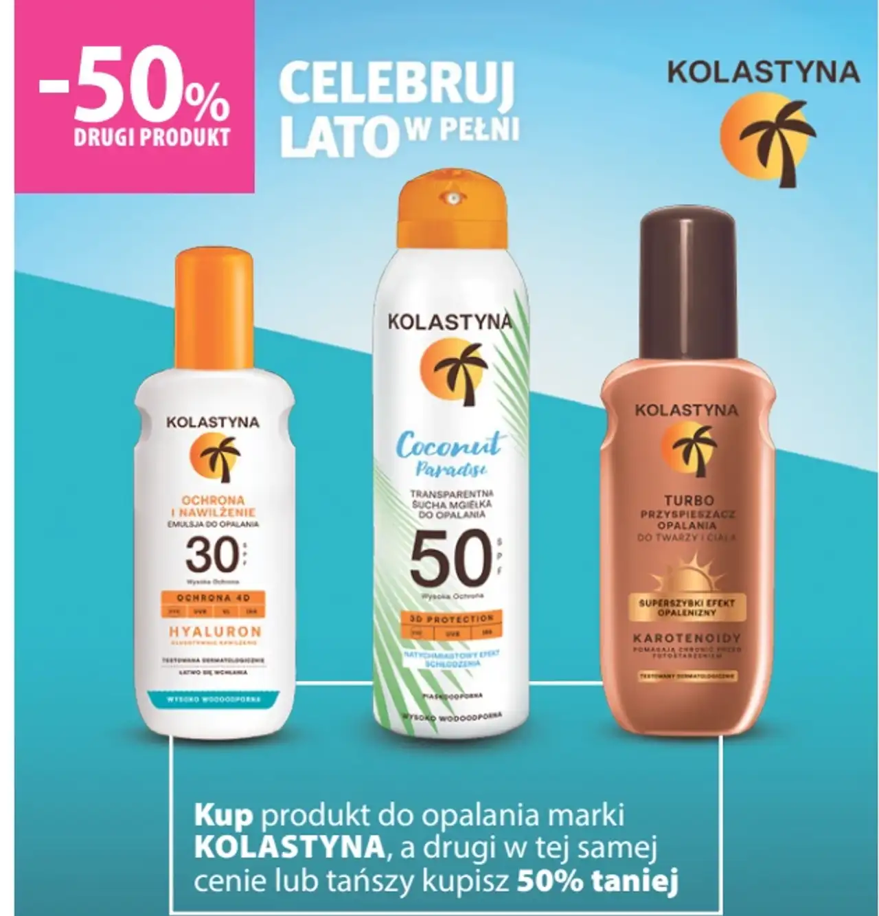 Kolastyna produkty do opalania