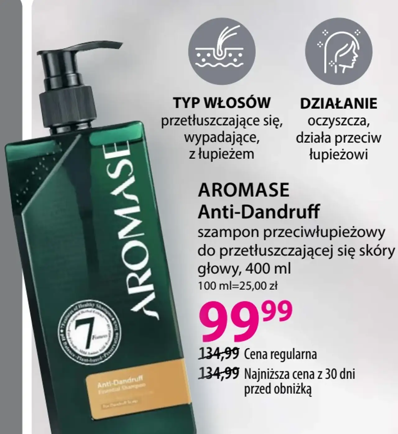 AROMASE Anti-Dandruff szampon przeciwłupieżowy