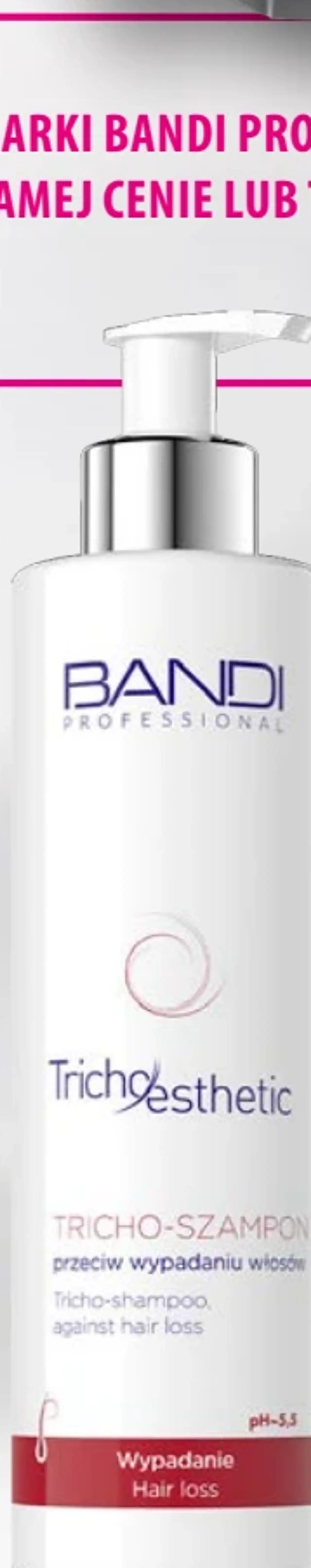 Bandi Professional Tricho Esthetic Tricho-Szampon przeciw wypadaniu włosów