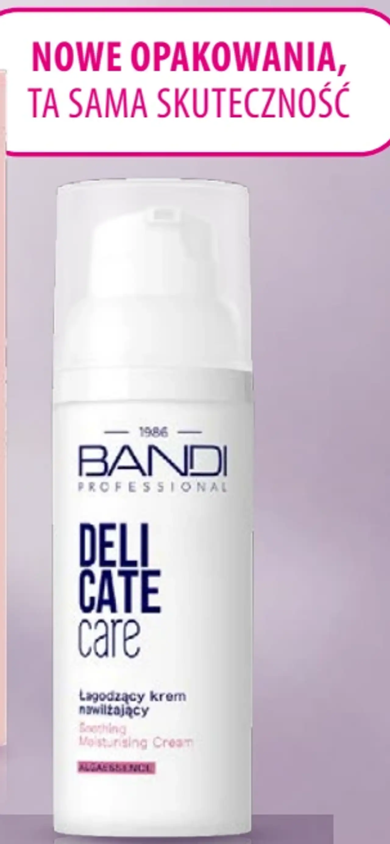Bandi Professional Delicate Care Łagodzący krem nawilżający