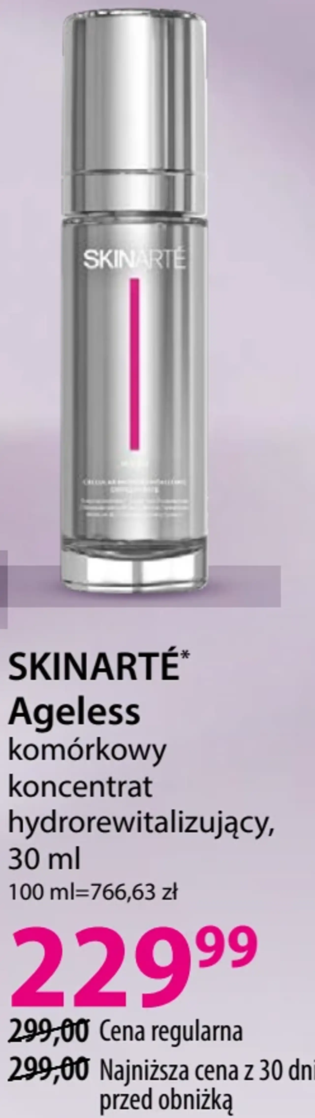 SKINARTÉ Ageless komórkowy koncentrat hydrorewitalizujący