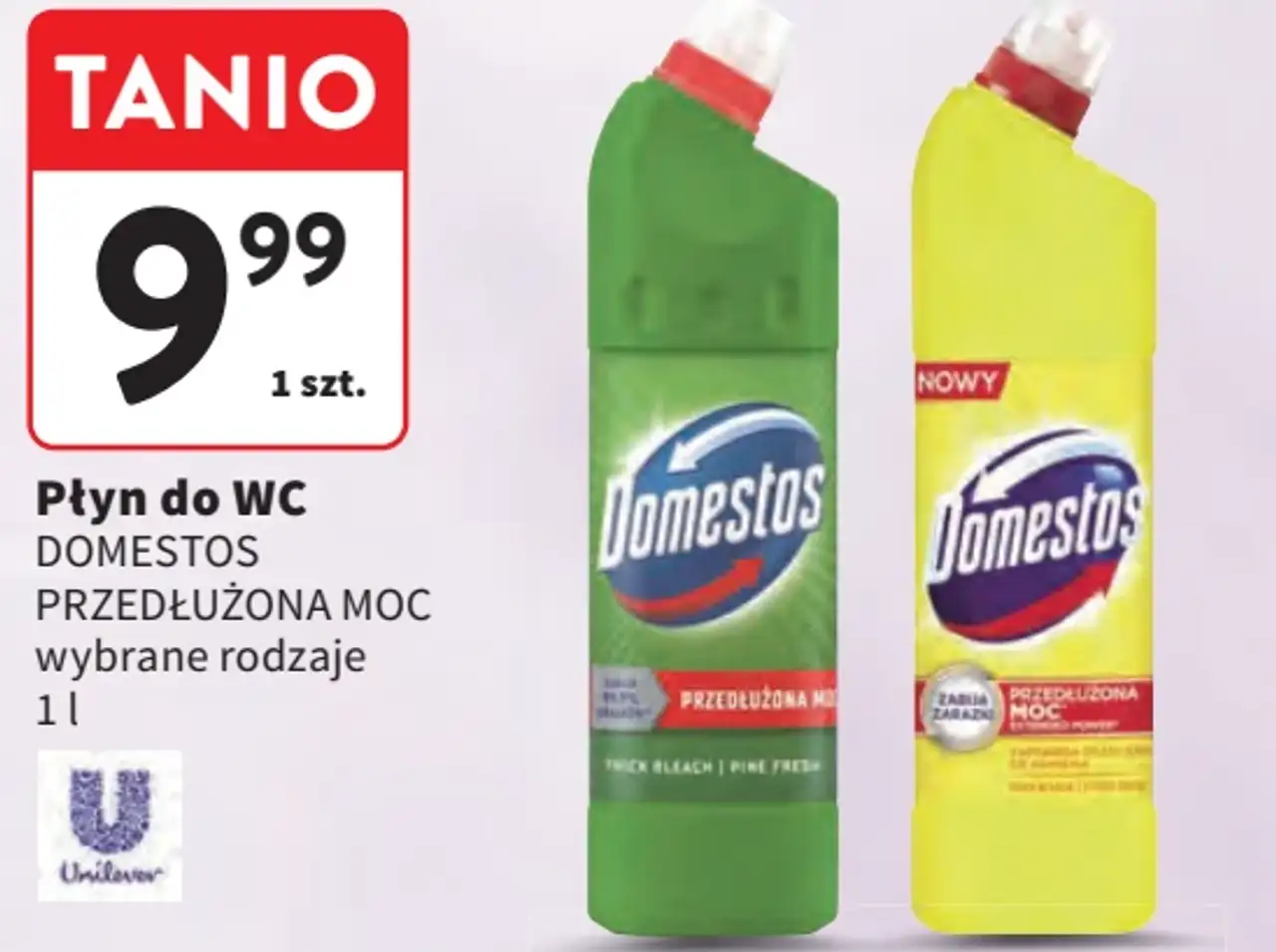 Płyn do WC Domestos Przedłużona Moc