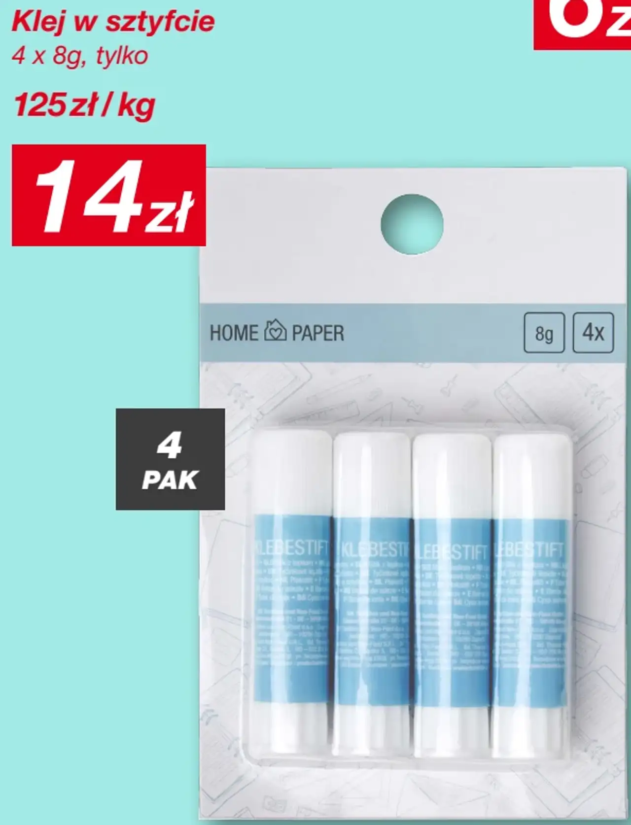 Klej w sztyfcie HOME PAPER