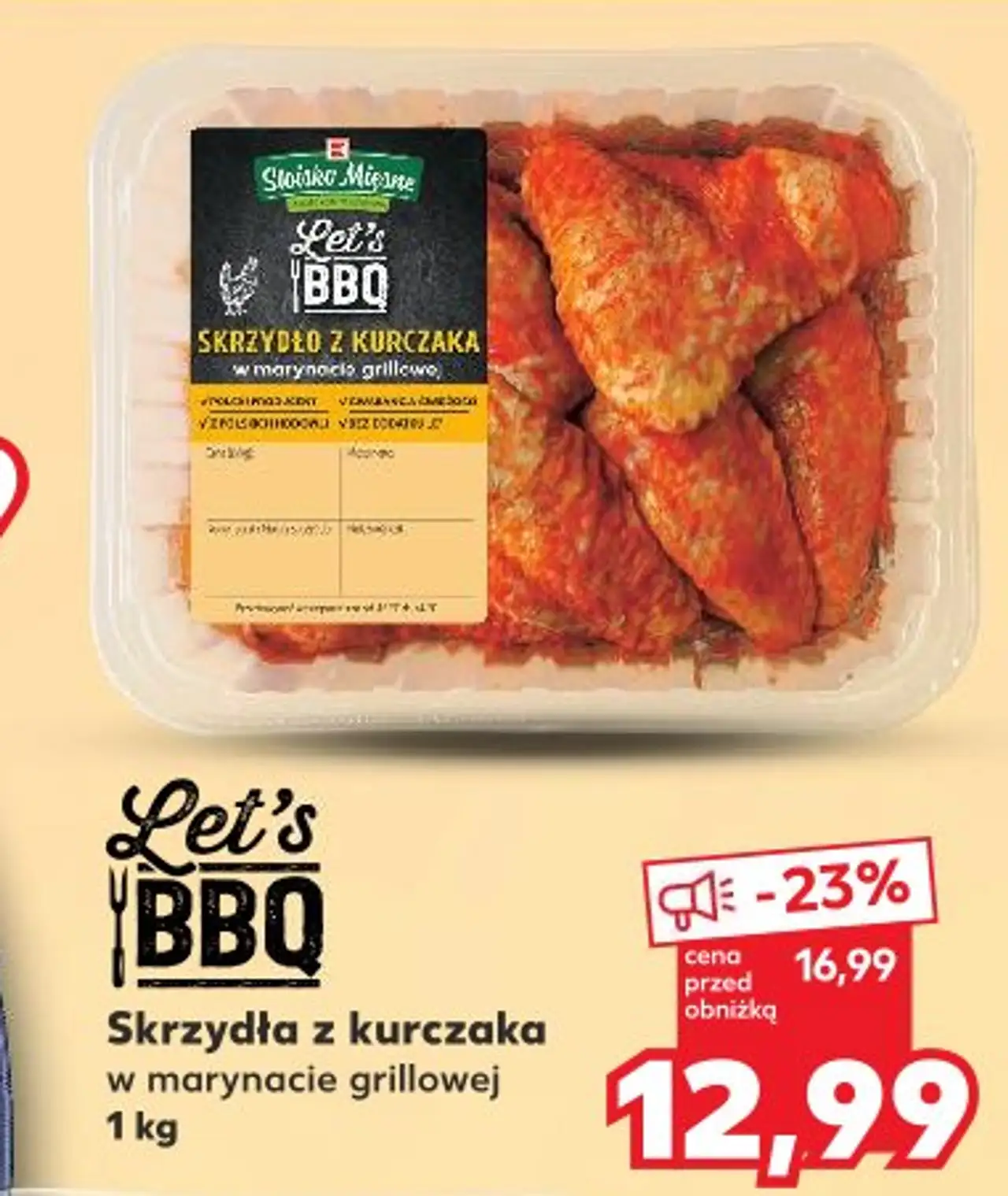 Skrzydła z kurczaka w marynacie grillowej Let's BBQ