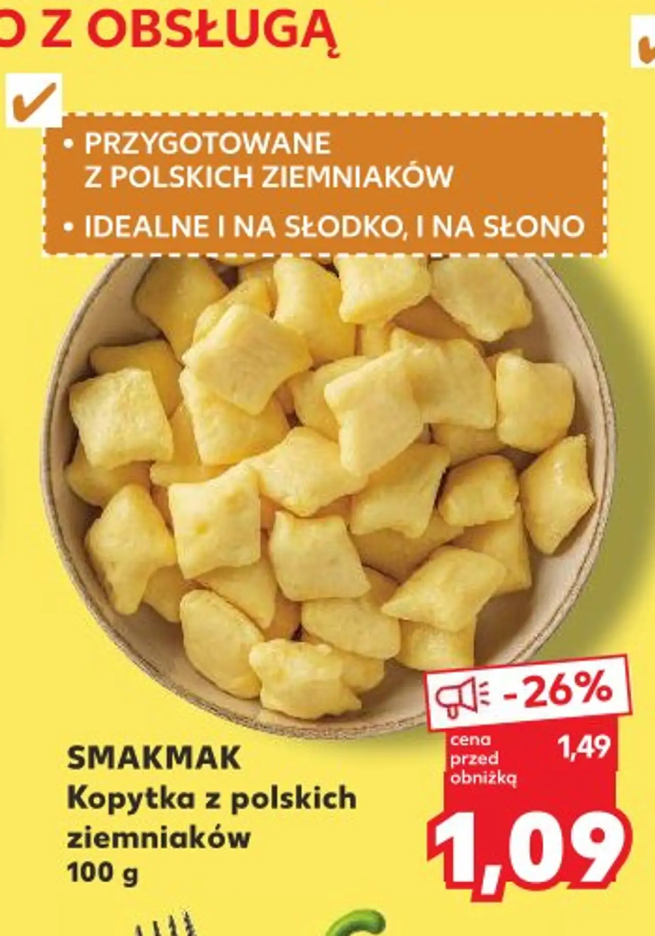 Smakmak Kopytka z polskich ziemniaków