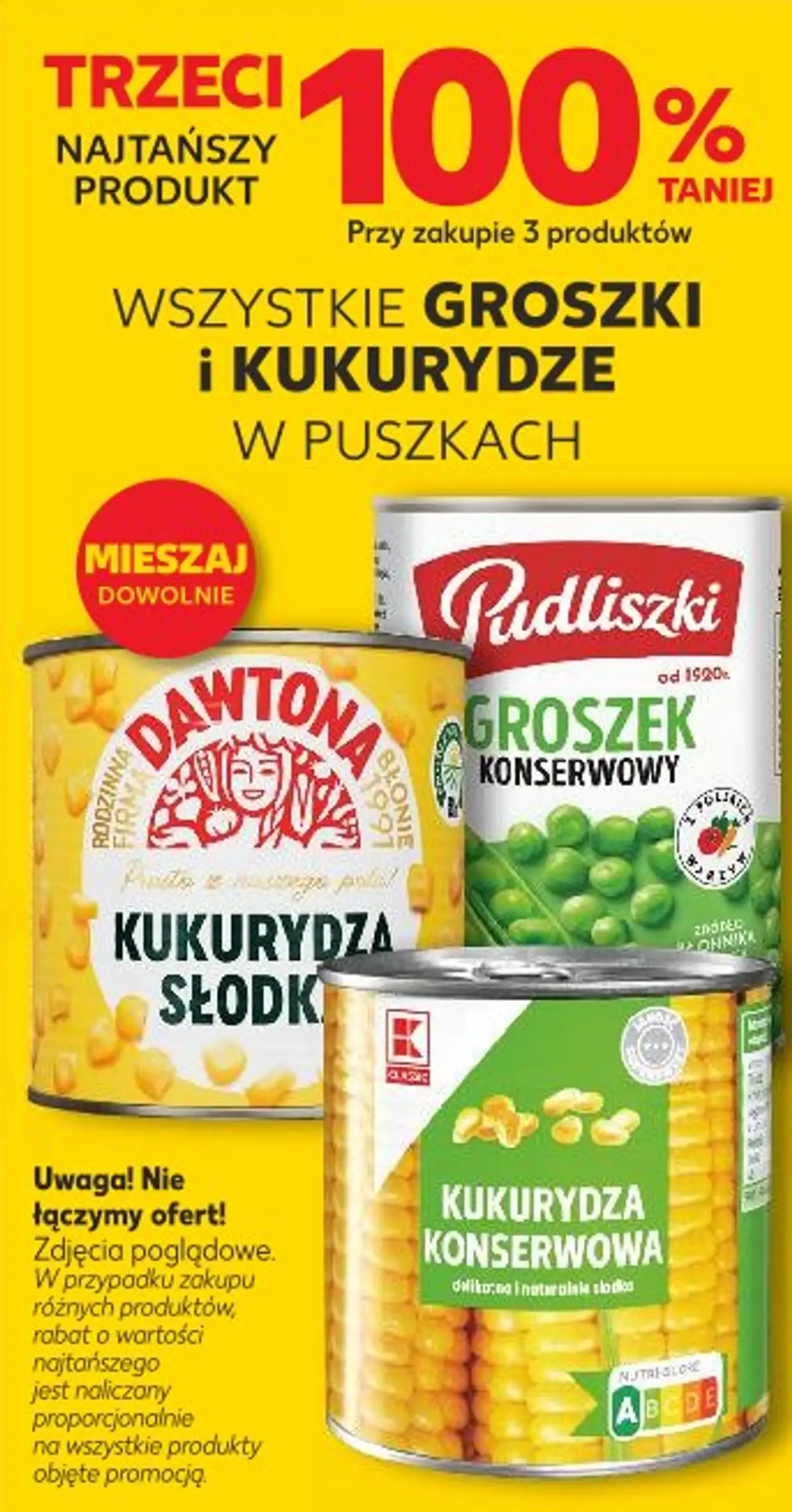 Wszystkie groszki i kukurydze w puszkach Dawtona, Pudliszki, K-Classic