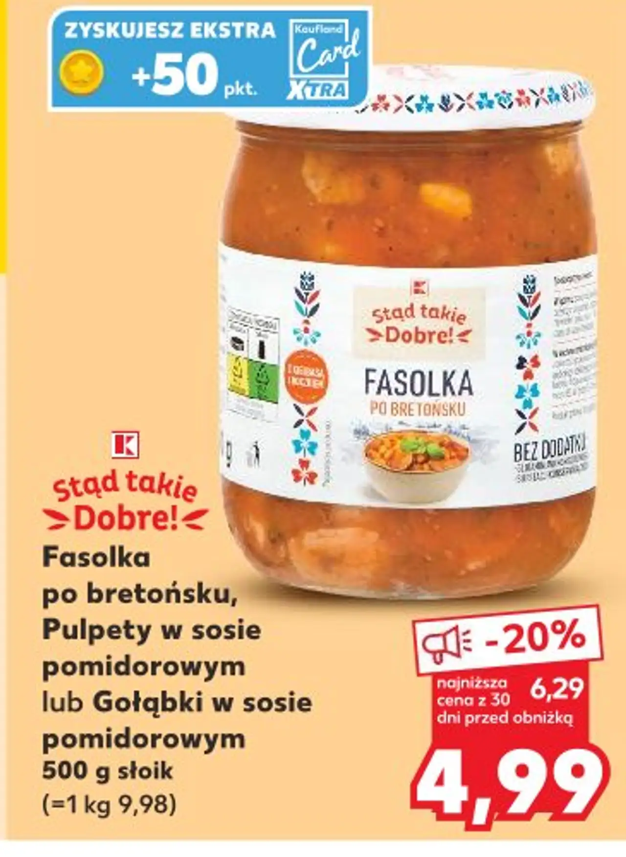 Stąd takie Dobre! Fasolka po bretońsku, Pulpety w sosie pomidorowym lub Gołąbki w sosie pomidorowym
