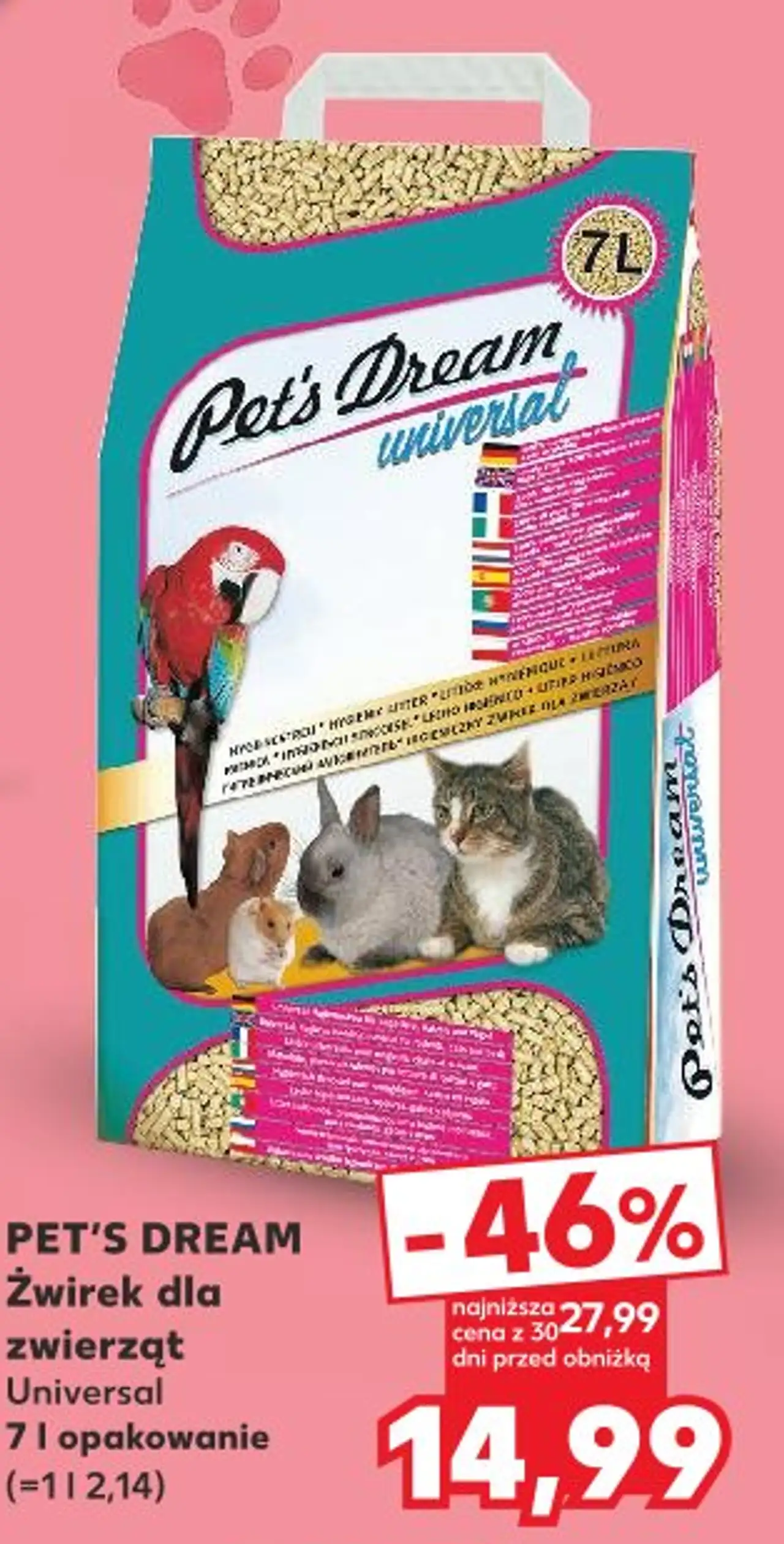 Pet's Dream Universal Żwirek dla zwierząt Universal