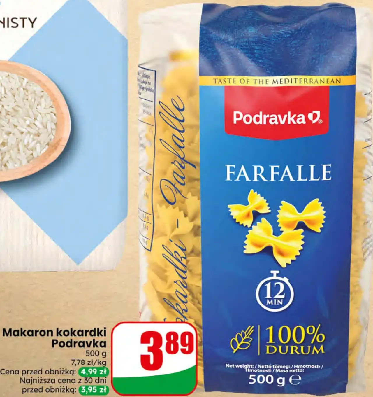 Makaron kokardki Podravka