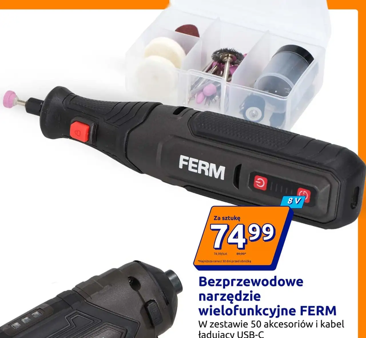 Bezprzewodowe narzędzie wielofunkcyjne FERM