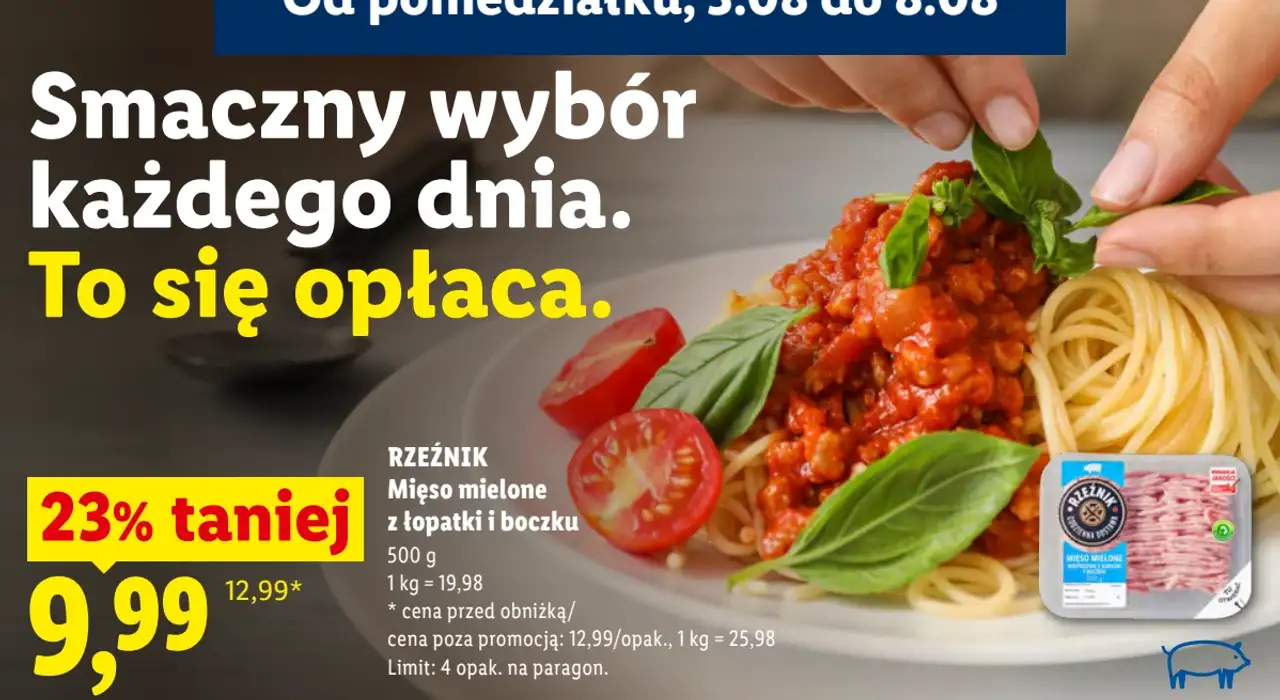 RZEŹNIK Mięso mielone z łopatki i boczku