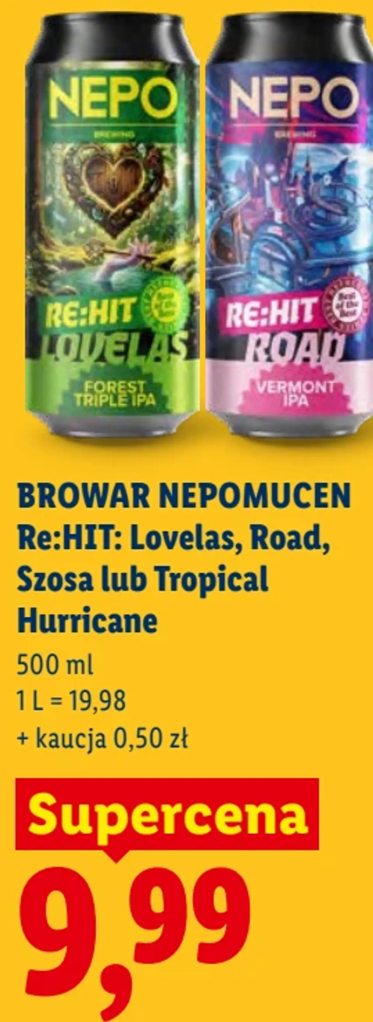 BROWAR NEPOMUCEN Re:HIT: Lovelas, Road, Szosa lub Tropical Hurricane