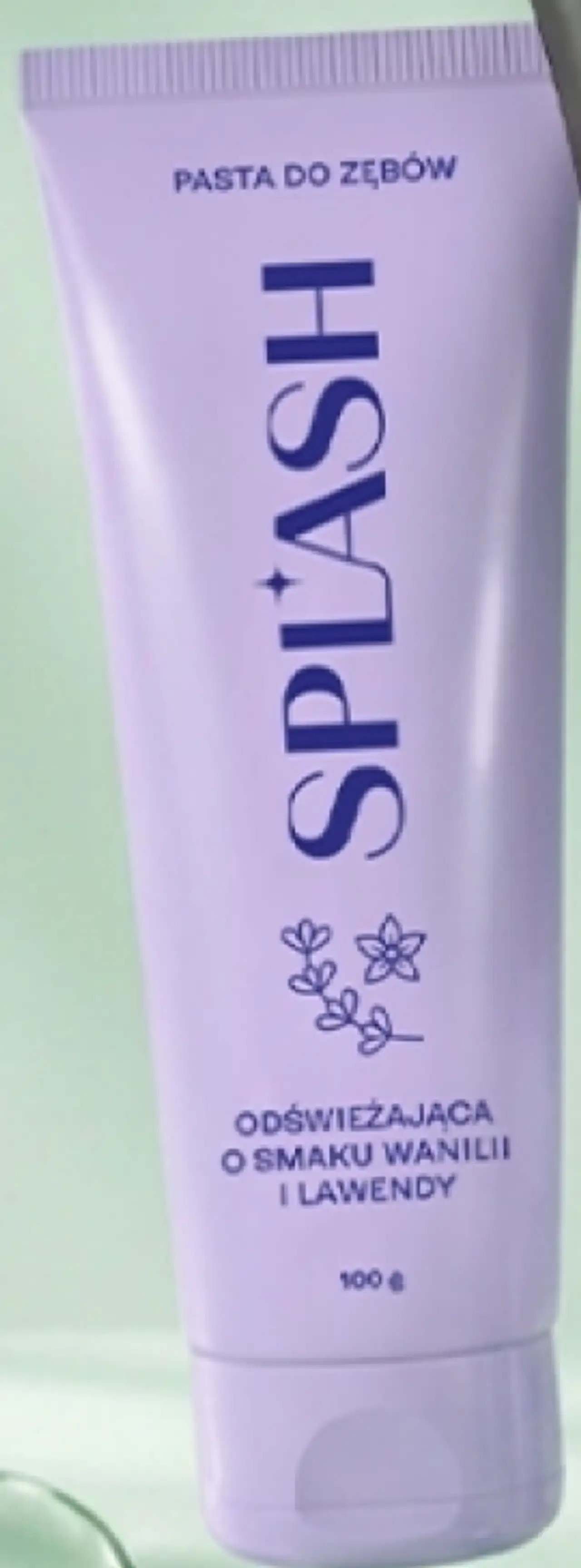 Splash Odświeżająca pasta do zębów o smaku wanilii i lawendy