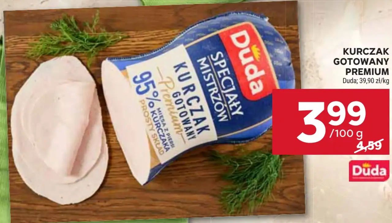 Kurczak Gotowany Premium Specjały Mistrzów Duda