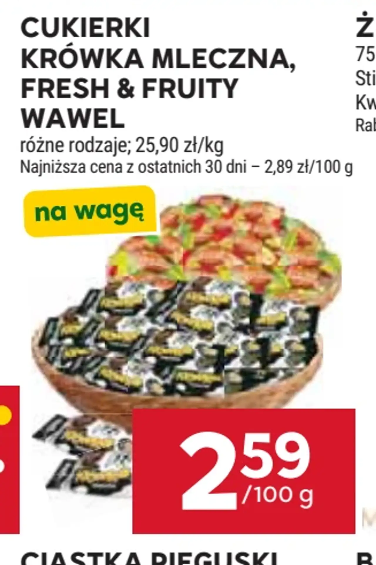 Cukierki Krówka Mleczna, Fresh & Fruity Wawel