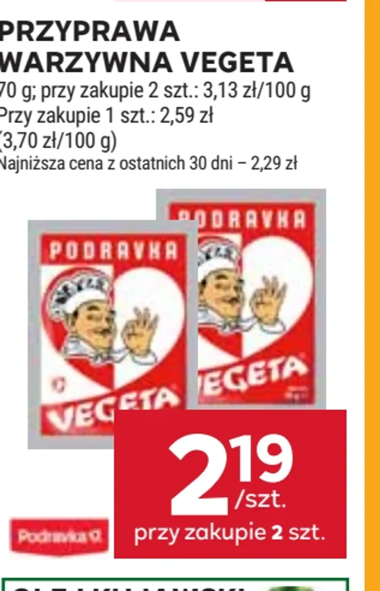 Przyprawa warzywna Vegeta Podravka