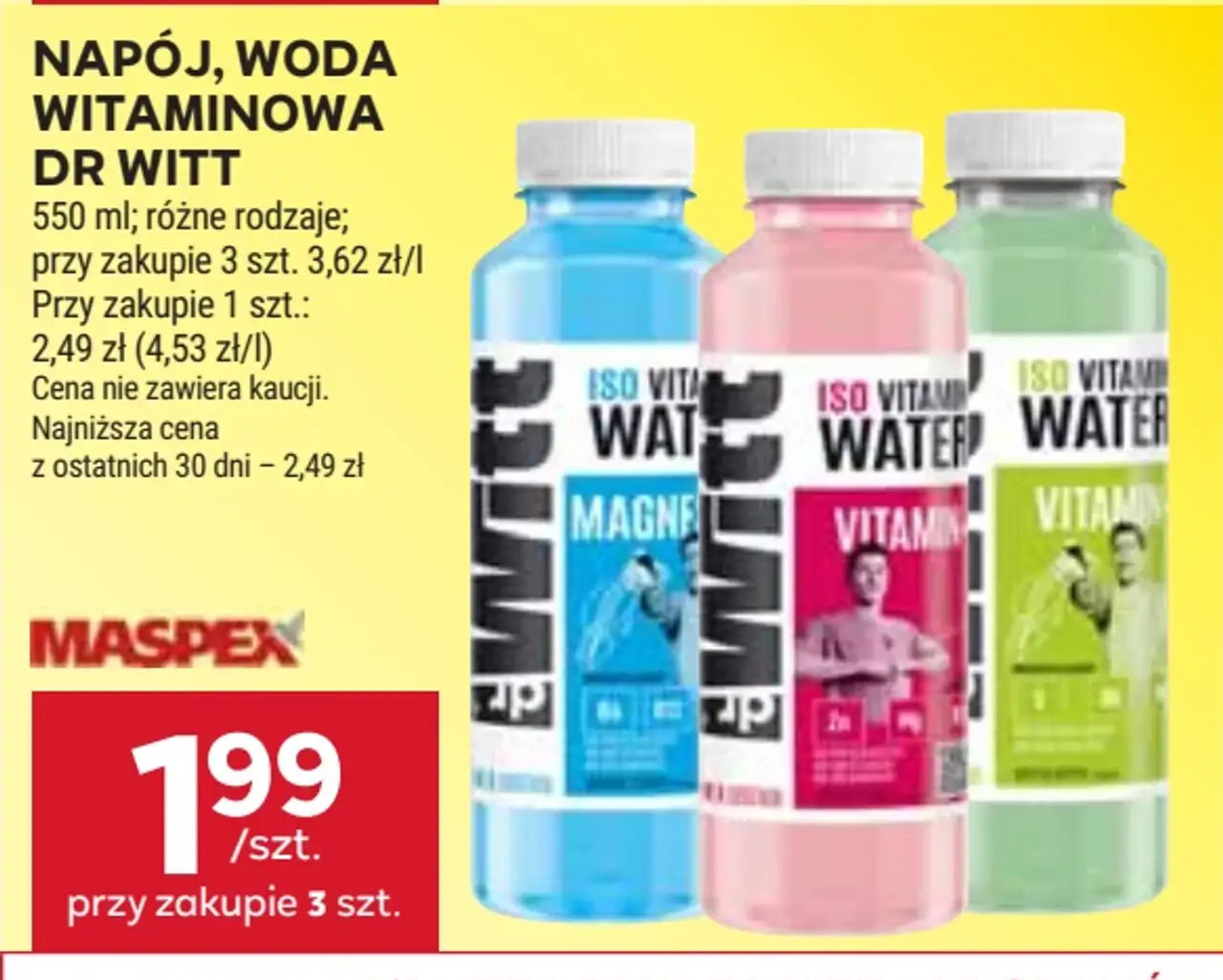 NAPÓJ, WODA WITAMINOWA DR WITT