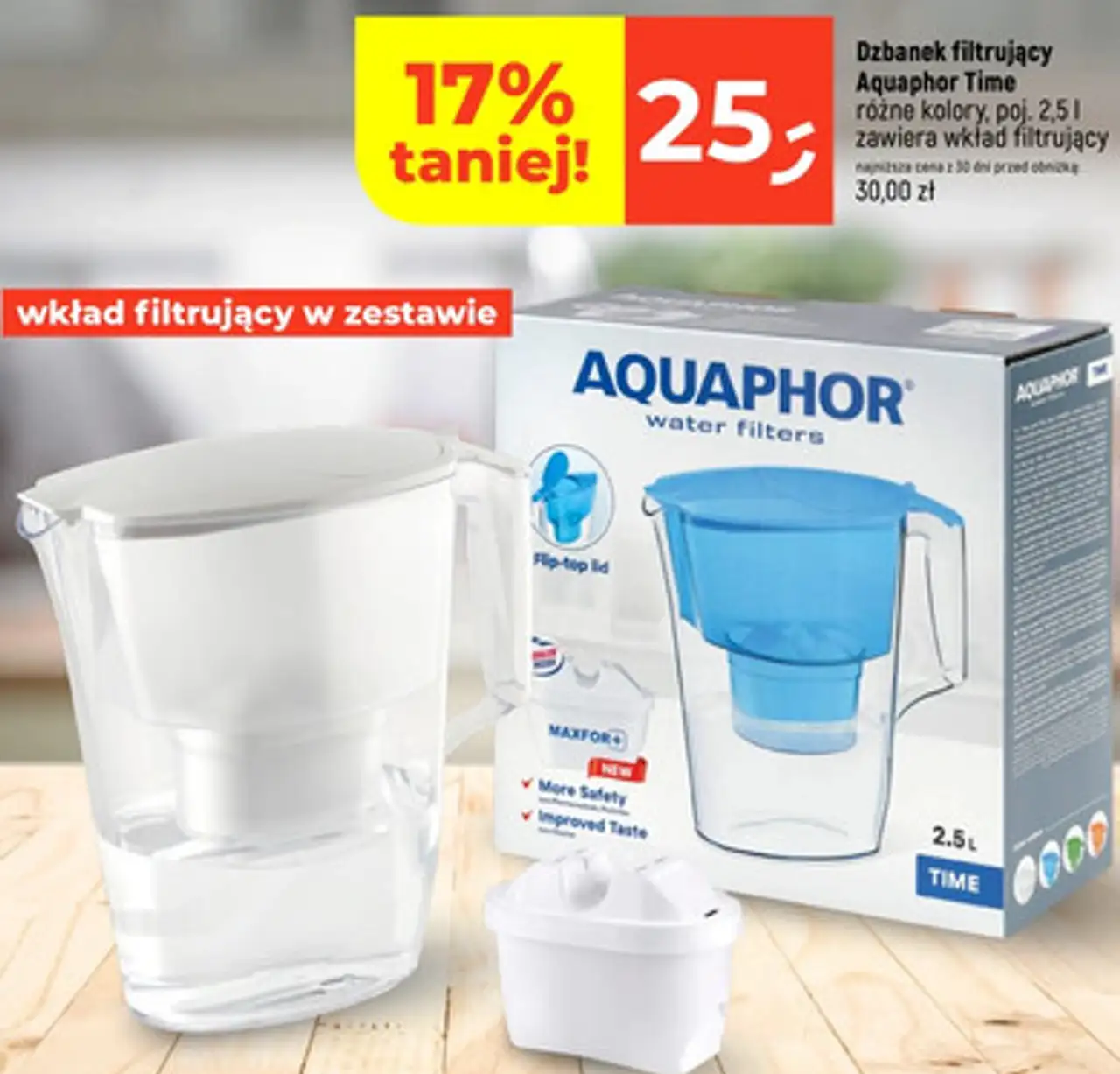 Aquaphor Time Dzbanek filtrujący 2,5 l