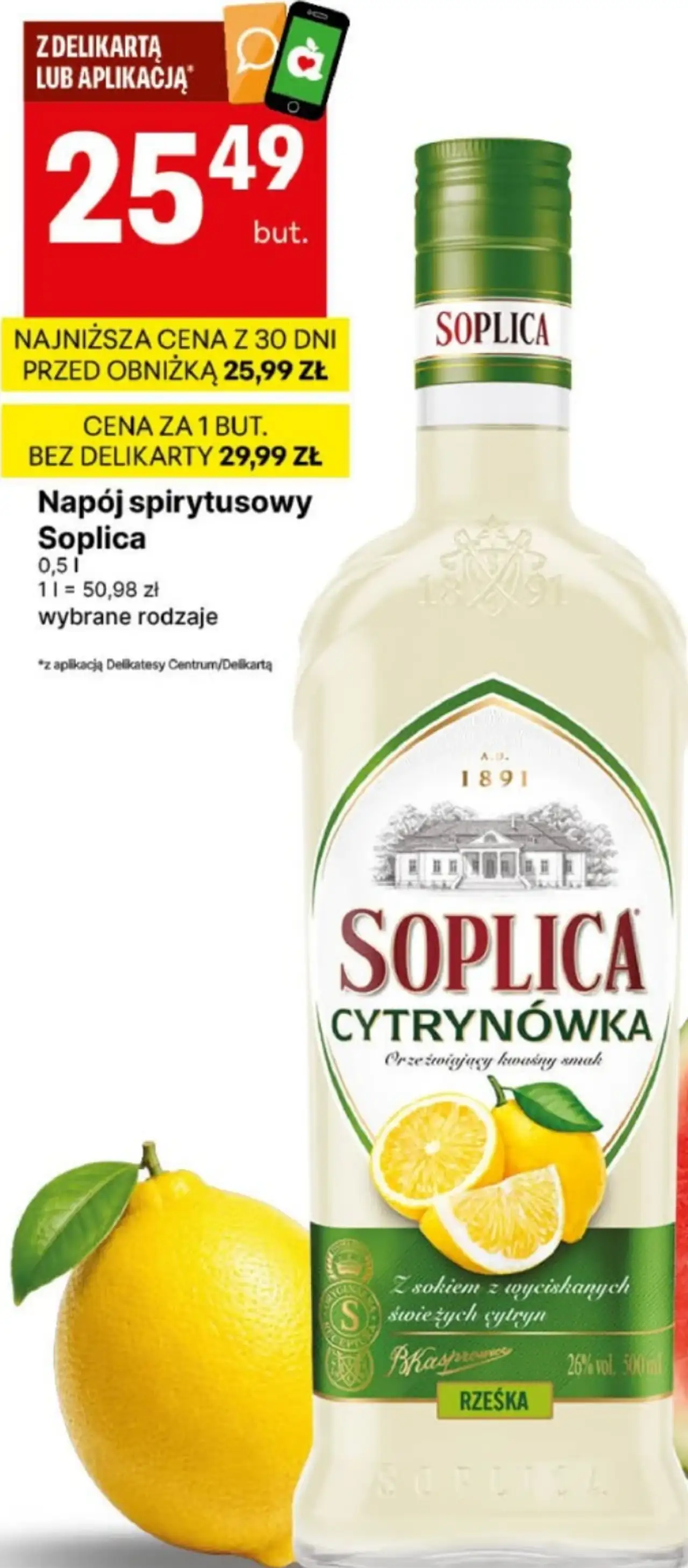 Napój spirytusowy Soplica