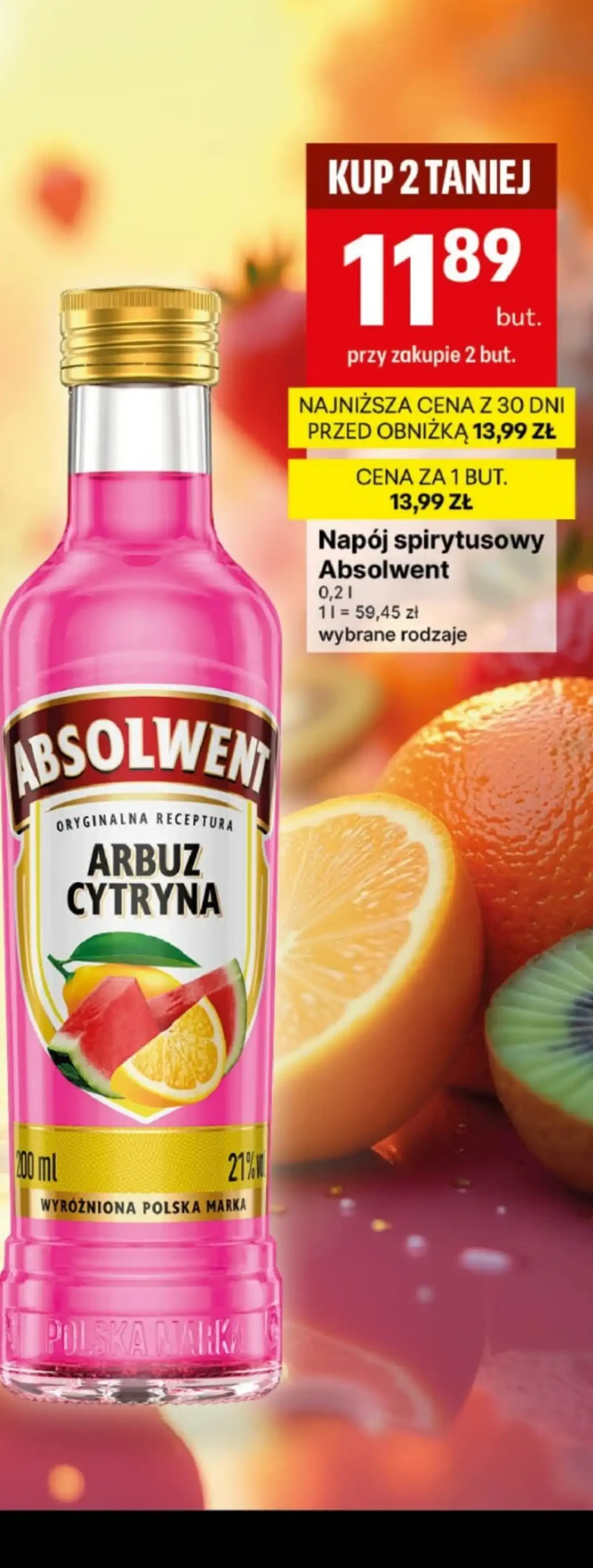 Napój spirytusowy Absolwent