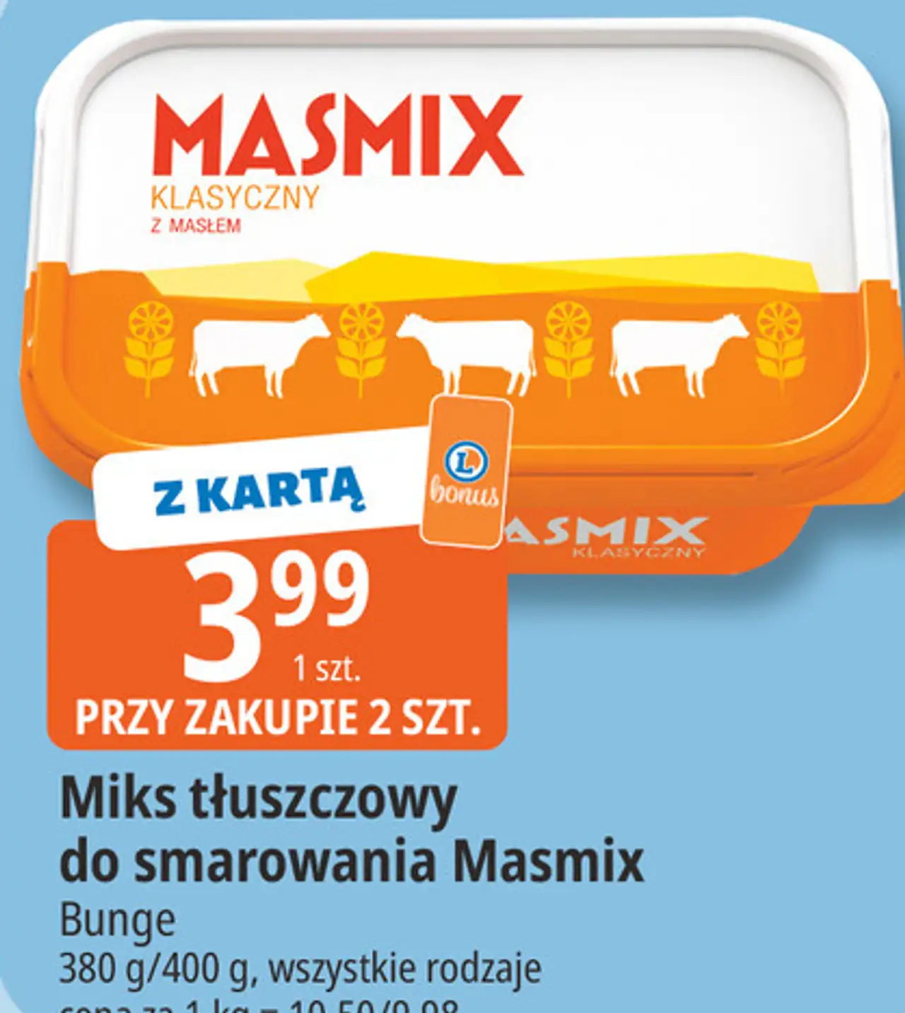 Miks tłuszczowy do smarowania Masmix Bunge