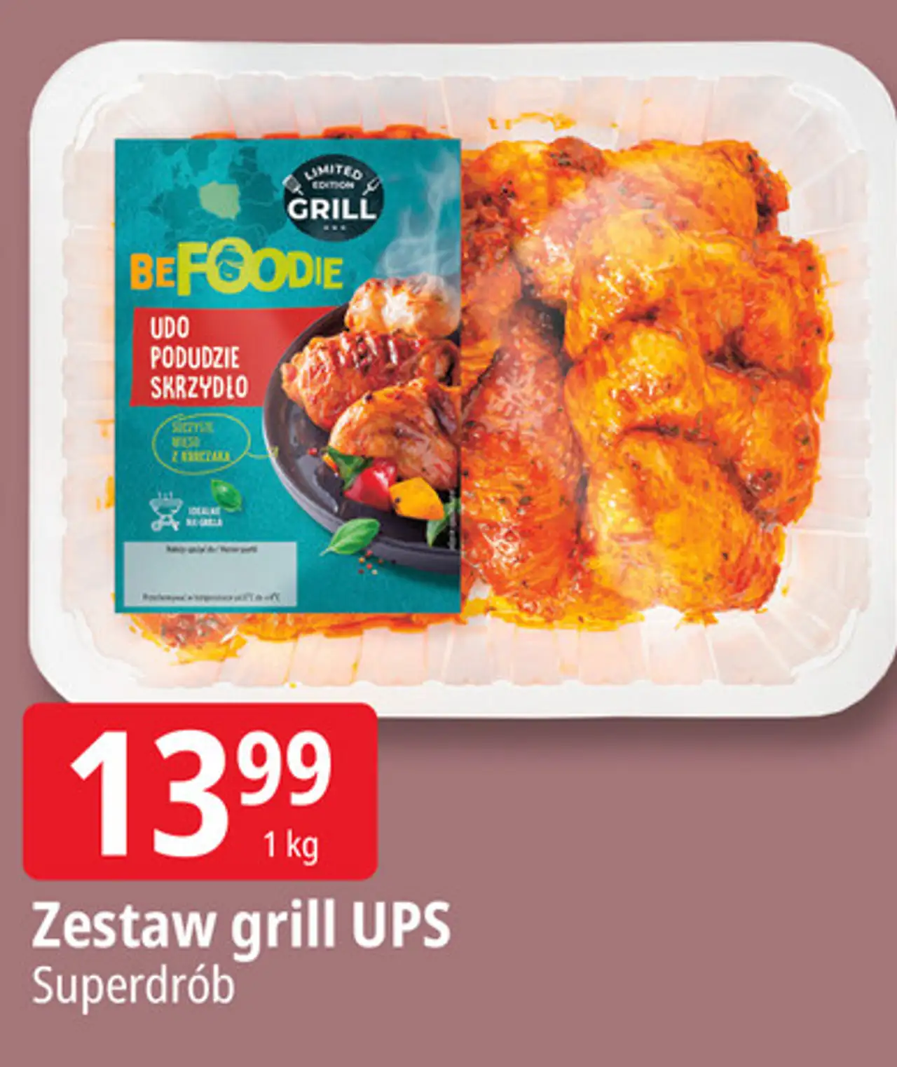 Zestaw grill UPS Superdrób