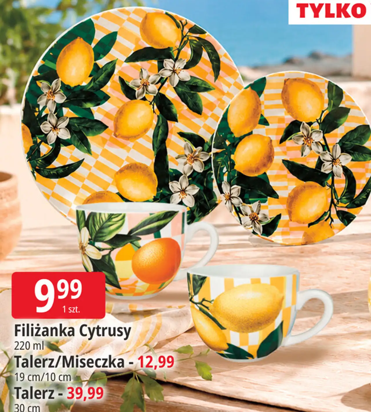 Filiżanka Cytrusy / Talerz / Miseczka