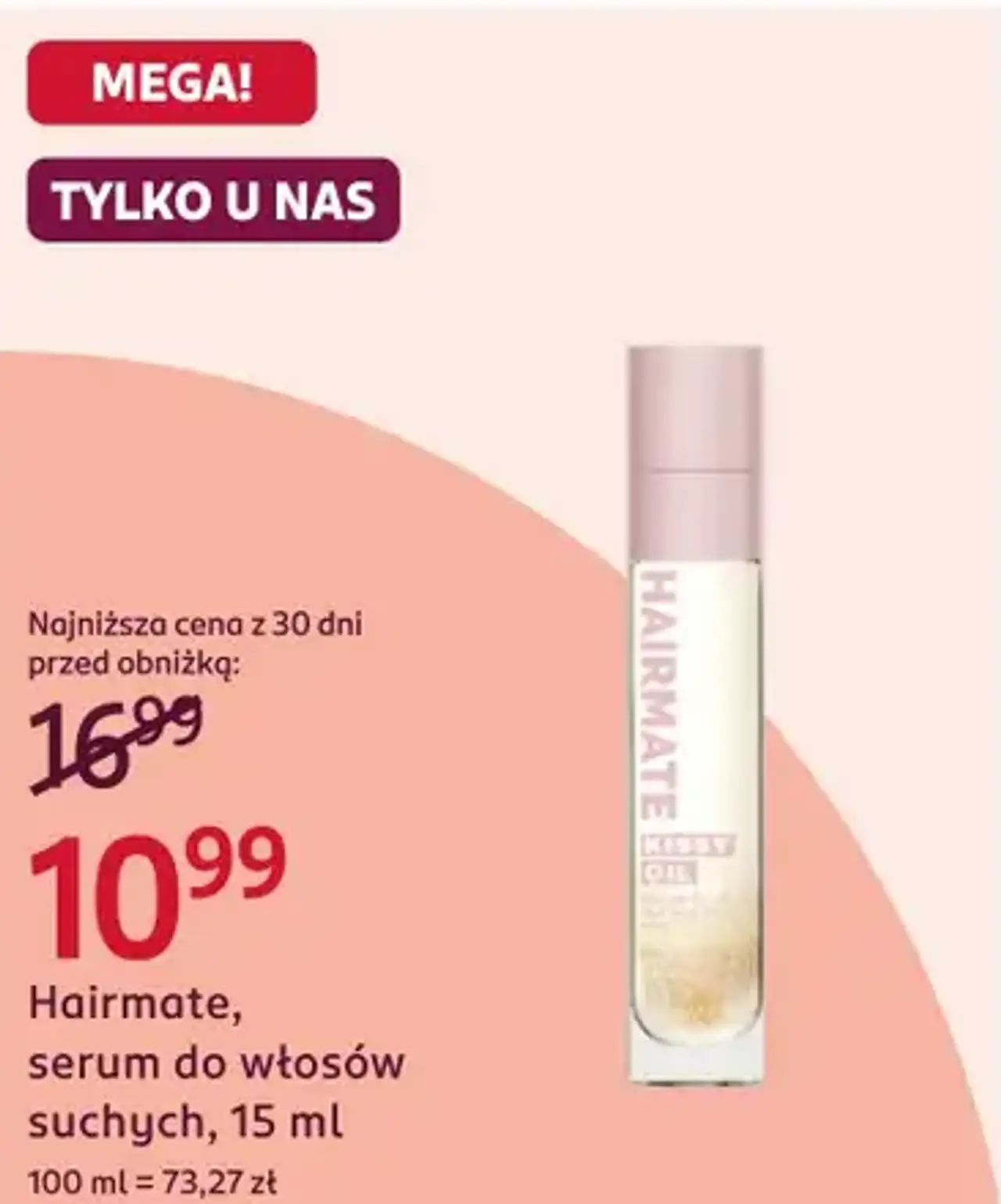 Hairmate, serum do włosów suchych