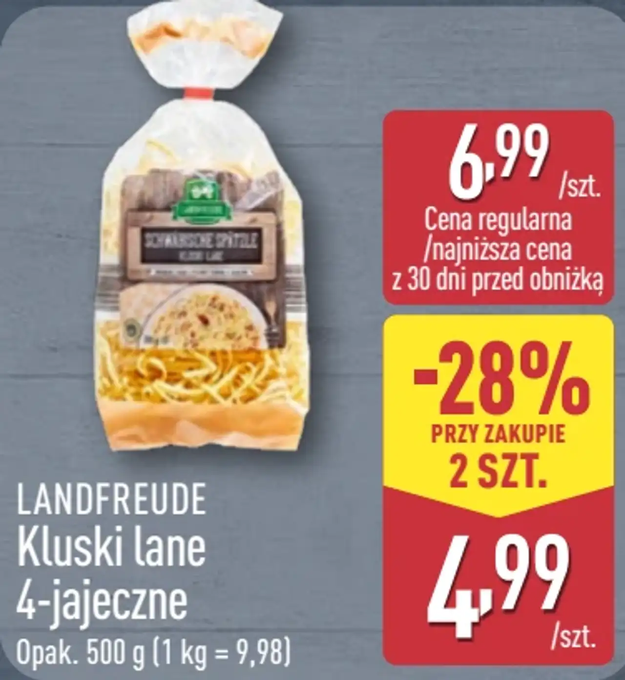Landfreude Kluski lane 4-jajeczne