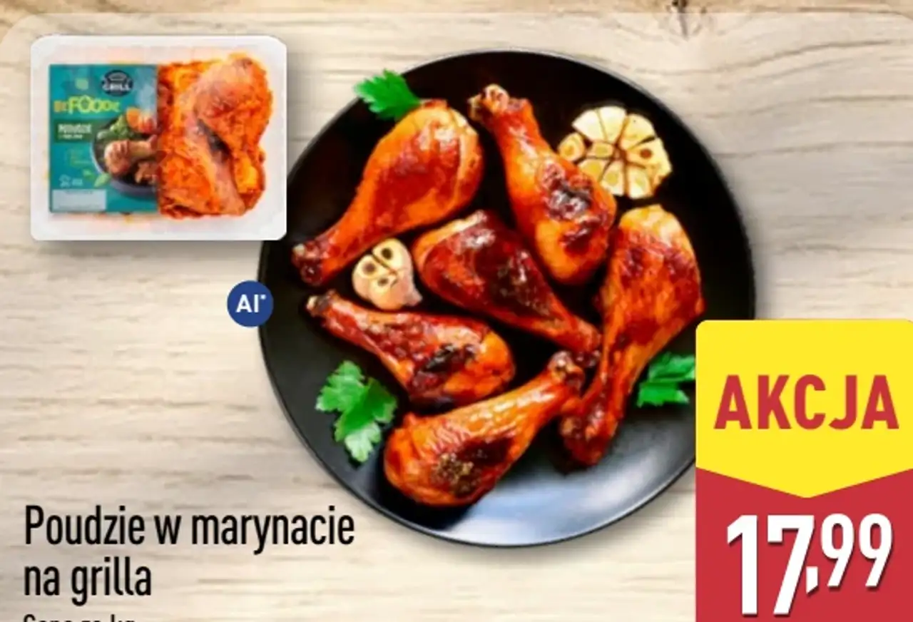 Podudzie w marynacie na grilla