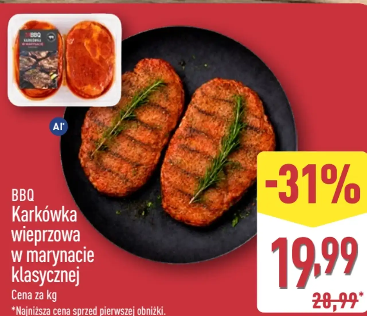 BBQ Karkówka wieprzowa w marynacie klasycznej