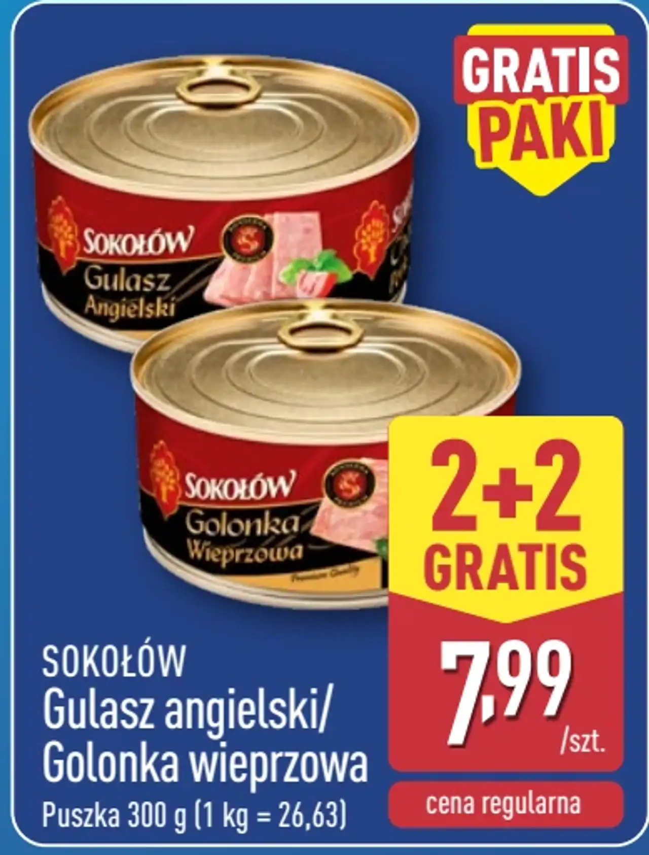 Sokołów Gulasz angielski/Golonka wieprzowa