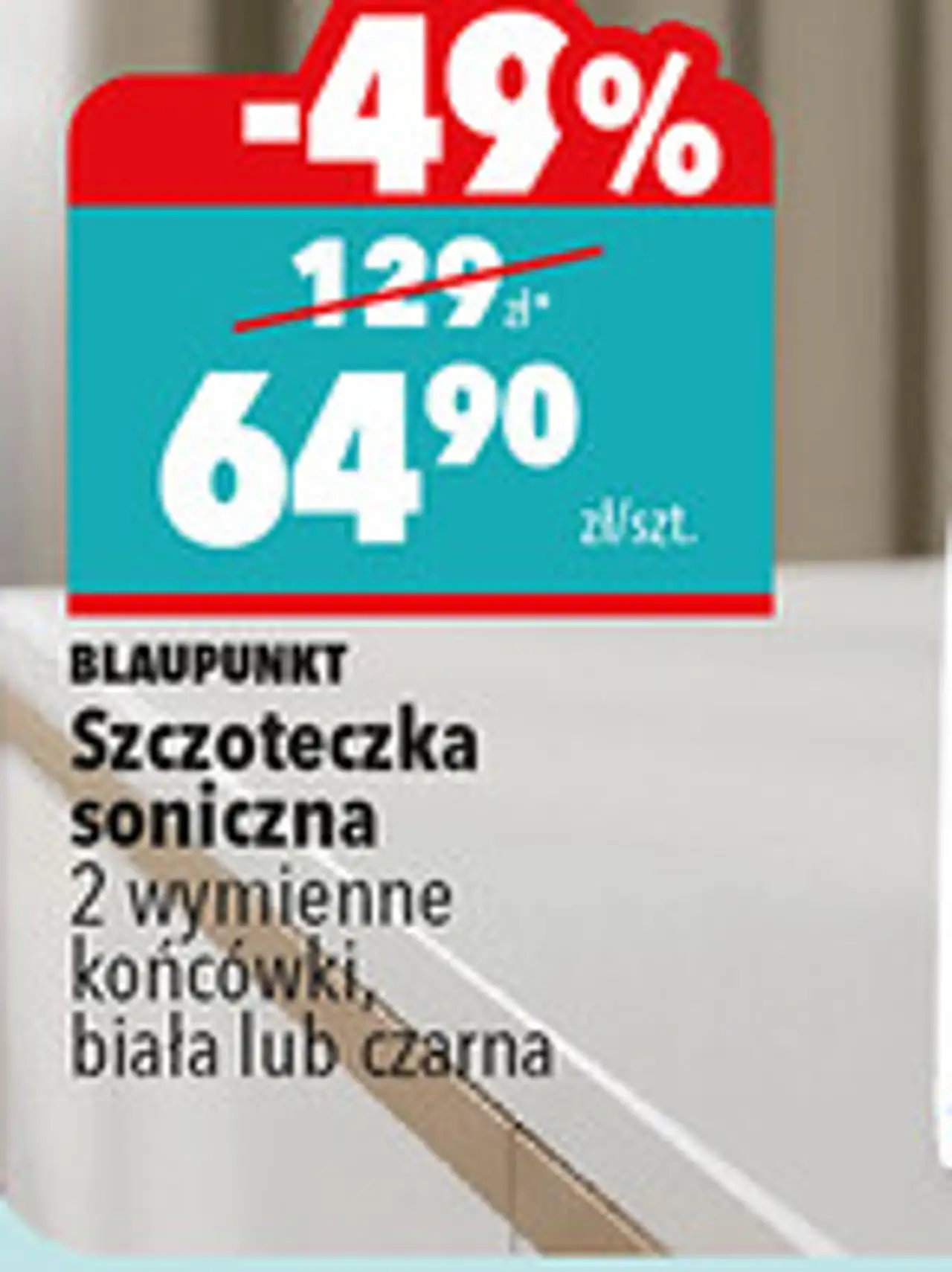 Blaupunkt Szczoteczka soniczna z 2 wymiennymi końcówkami